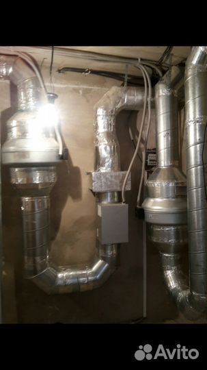 Вентиляция (приток, вытяжка) любой сложности