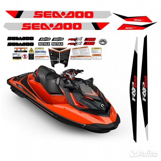 Наклейки на гидроцикл SEA-DOO RXP 260 300