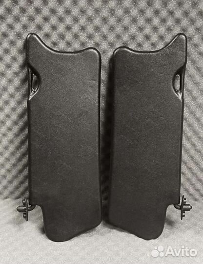 Черные Козырьки ваз-2110 солнцезащитный комплект