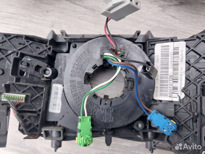 Подрулевой переключатель Renault Scenic 2