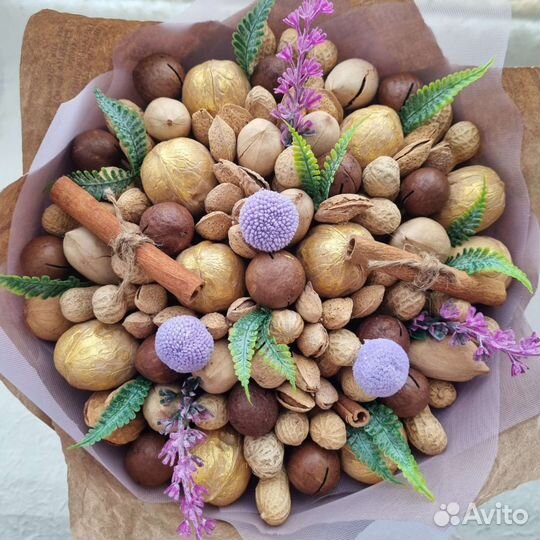 Съедобные букеты ореховые