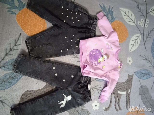 Детские вещи на девочку пакетом 80