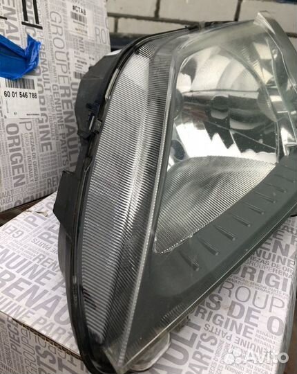 Фары на renault logan