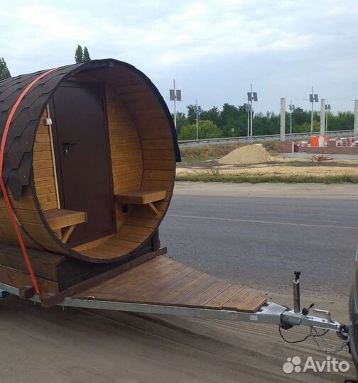 Аренда мобильной бани бочки