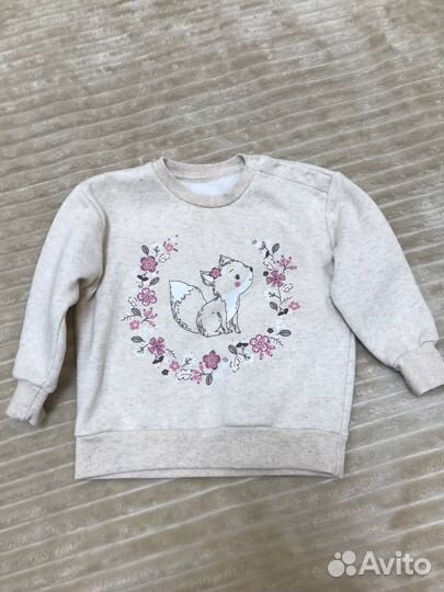 Свитшот на девочку 80 (утепленный)