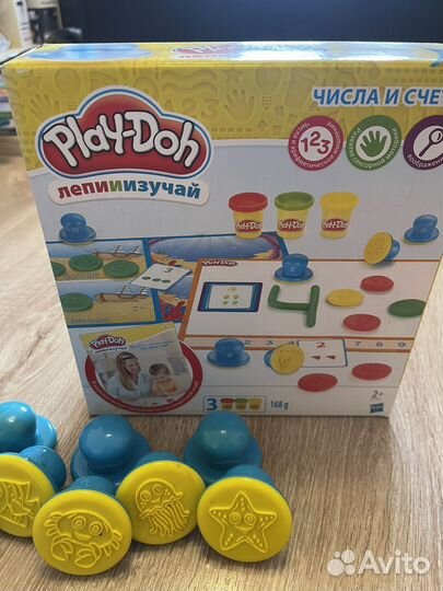 Новый Пластилин Play Doh + формы для лепки