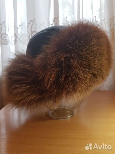 Новая шапка мужская меховая (песец)