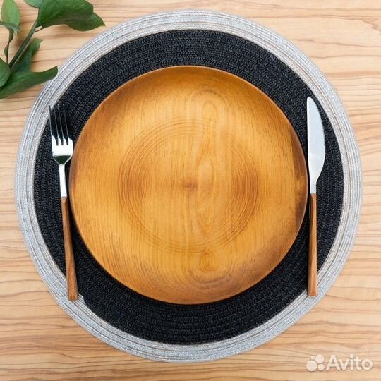 Салфетка сервировочная на стол Доляна «Лана», d38