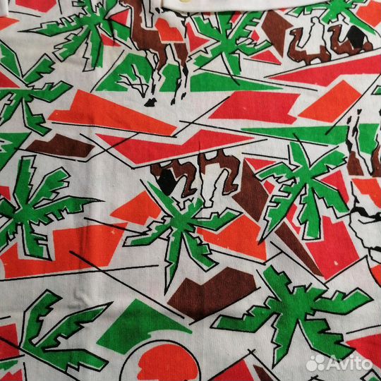 Футболка гавайская винтажная 46-48р-р СССР