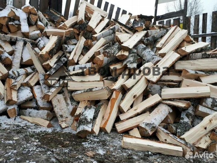 Дрова березовые колотые