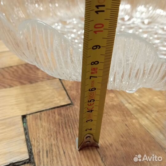 Ваза для фруктов хрустальная