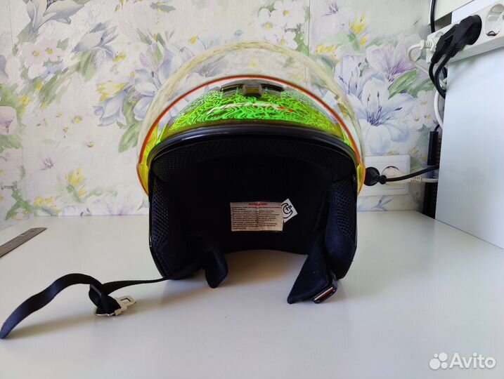 Шлем для мотоцикла скутера мопеда открытый