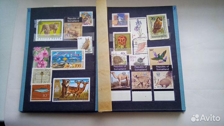 Альбом с марками(Флора и фауна)