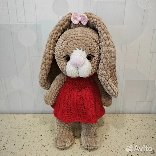 Вязаный заяц ооак