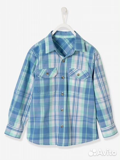 Новая рубашка Vertbaudet для мальчика, р-р 150 см