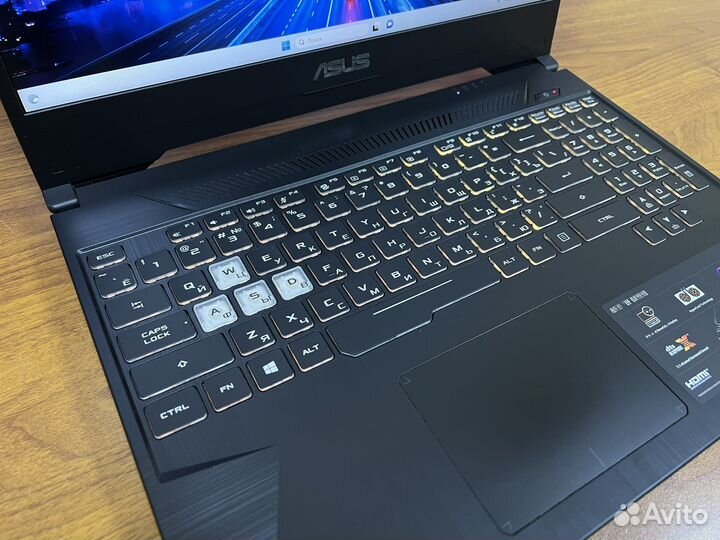 Игровой ноутбук Asus / 24gb / RGB / GTX 1650