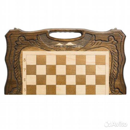 Шахматы и нарды резные Дуарте 50 х 54 см бук Армения 62709