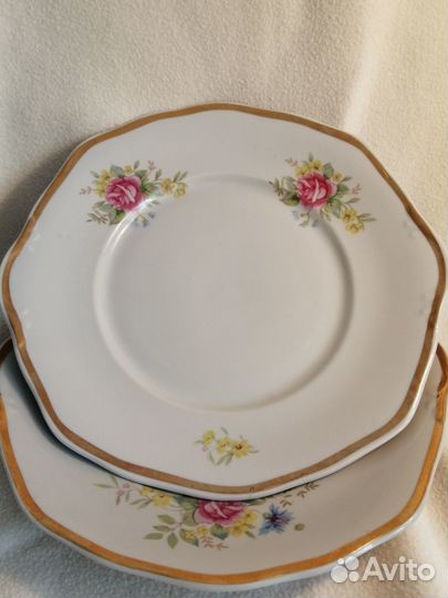 Блюдо Фарфор советский СССР(Дулево, Чехословакия)