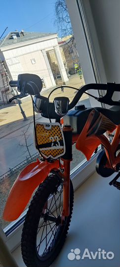 Велосипед-мотоцикл 16 дюймов