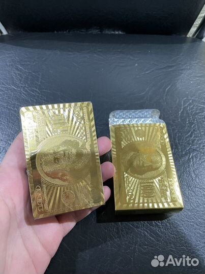 Игральные карты золотый доллар (Оптом)