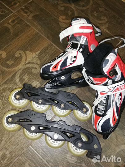 Коньки роликовые раздвижные 29 32