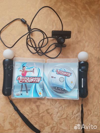 Sony playstation 3 move и playstation eye камера