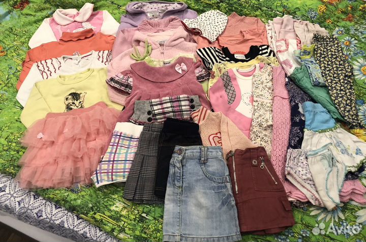 Вещи на девочку 2,4,5лет пакетом