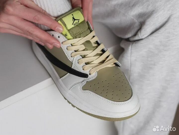 Travis Scott x Air Jordan 1 Low OG Medium Olive