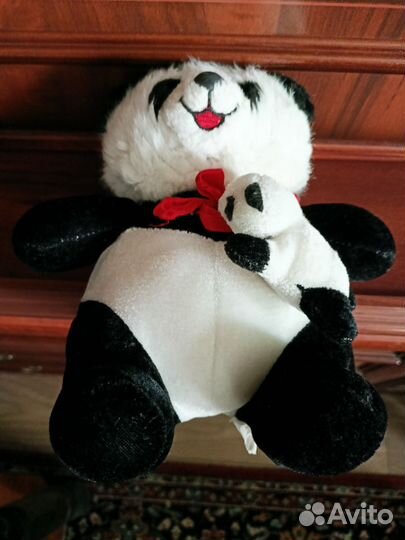 Мягкая игрушка Панда с детёнышем