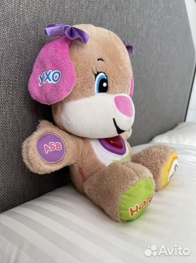 Сестирчка ученого щенка fisher price