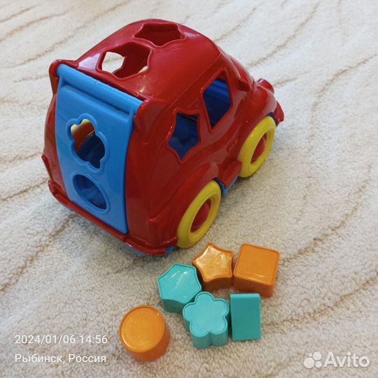 Развивающие игрушки для малышей пакетом, бу