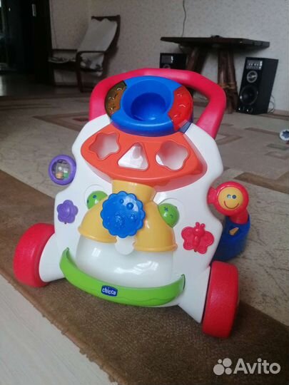 Ходунки каталка детские chicco