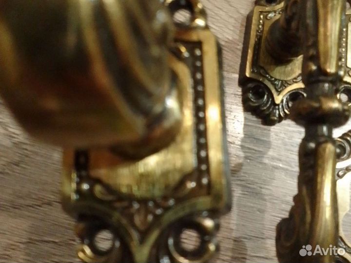 Бронзовая ручка дверная СССР