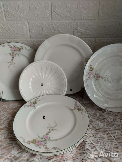 Фарфоровые тарелки Германия, СССР