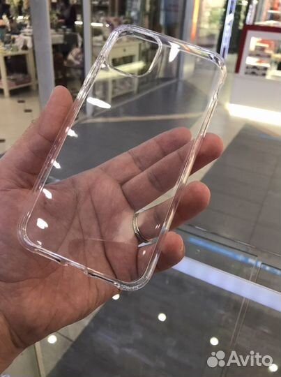 Чехол для iPhone 11 силикон прозрачный