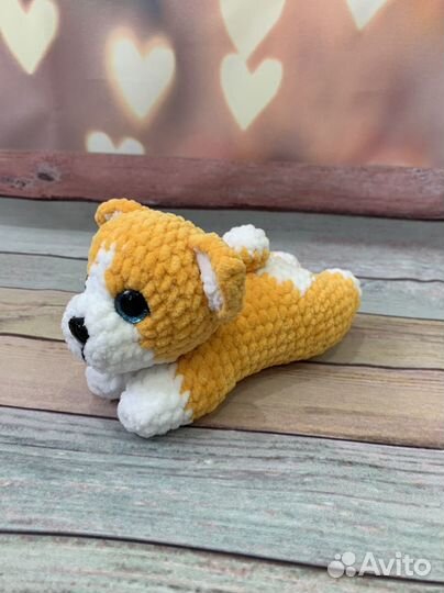 Вязанный корги