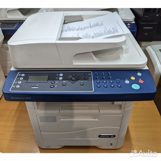 Мфу Xerox WorkCentre 3325 пробег 64257, картридж е