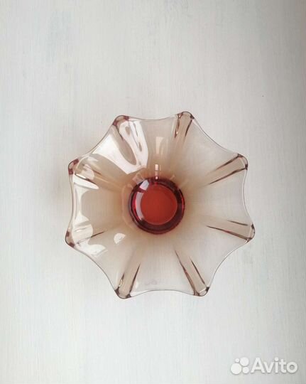 Ваза чешское стекло богемя