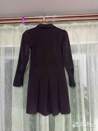 Коричневая школьная форма для девочки