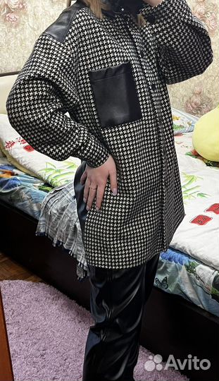 Костюм кожаный женский