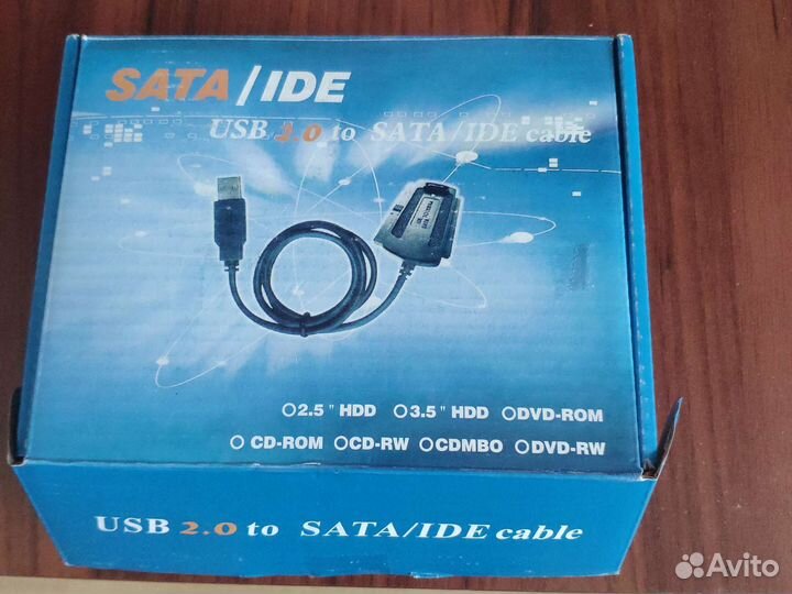 Адаптер USB для SATA IDE: HDD, SSD