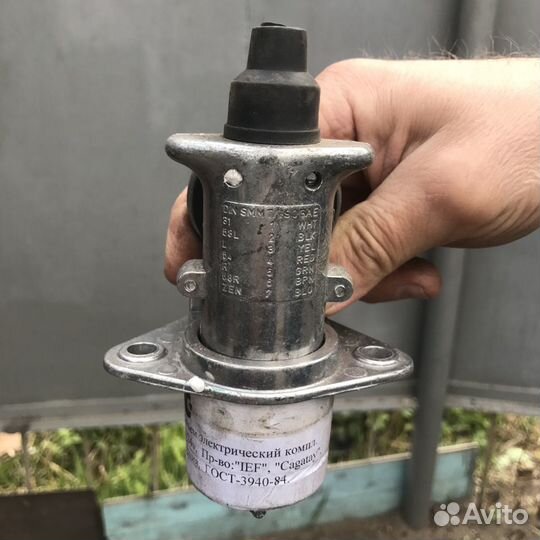 Разъем электрический 12/24 в к прицепу