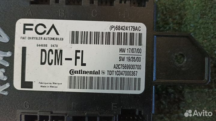 Блок управления водительской двери dodge RAM V