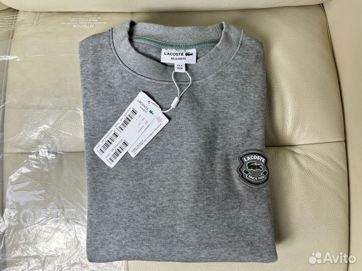 Свитшот Lacoste Relaxed Fit Оригинал FR 4 US M