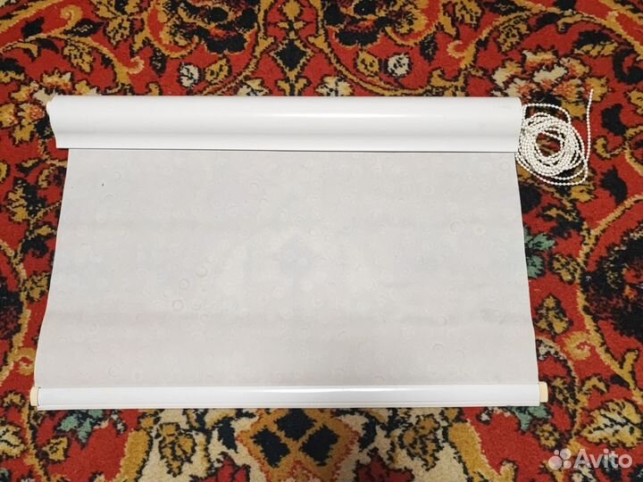 Новые Рулонные шторы на окно и балконную дверь