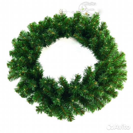 Новогодний венок с подсвечником