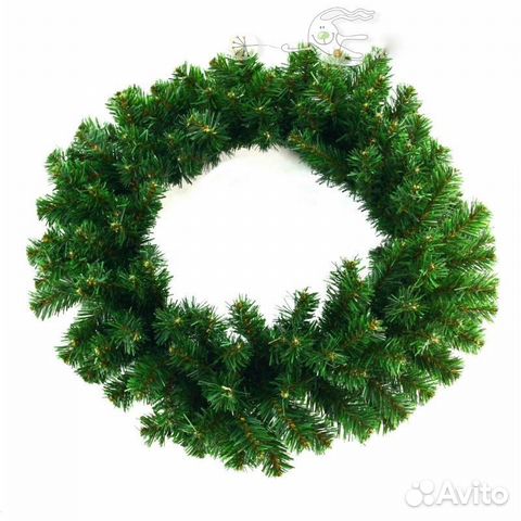 Новогодний венок с подсвечником