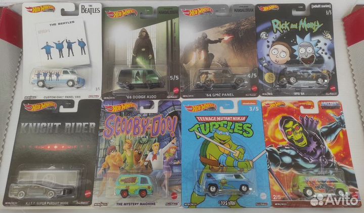 Hot Wheels подборка поп-культура серия Screen Time