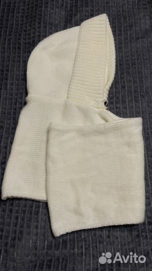 Капор белый новый