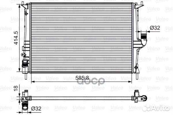 Радиатор системы охлаждения 